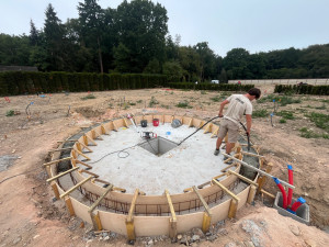 Photo de galerie - Coffrage fontaine 