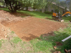 Photo de galerie - Mise à plat pour une future dalle 