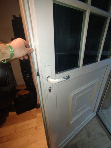 Photo de galerie - Remplacement de serrure à 3 points