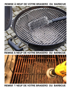 Photo de galerie - Entretien de barbecue, brasero et planche  et remise en état 