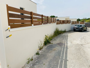 Photo de galerie - Pose de brise vue