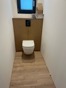 Photo de galerie - Montage toilette 