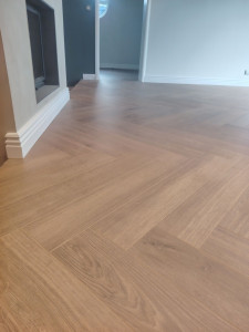 Photo de galerie - Pose de parquet - Revêtement de sol