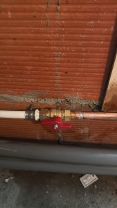 Photo de galerie - Pose vanne 