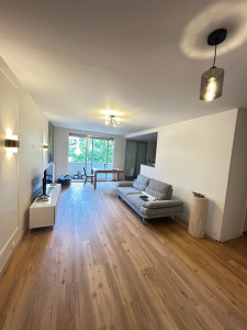 Photo de galerie - Preparation enduit et peinture sur salon 