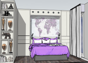 Photo de galerie - Projet de décoration d'une chambre