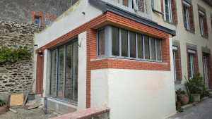 Photo de galerie - Réalisation d'habillage en brique 