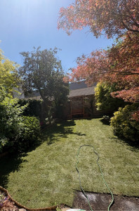 Photo de galerie - Réalisation de pelouse en rouleau 