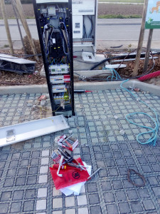 Photo de galerie - Borne de recharge électrique pour véhicule 