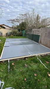 Photo de galerie - Pose bâche à barre