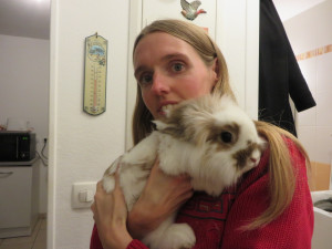 Photo de galerie - Moi avec ma lapine Polline