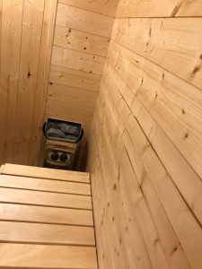 Photo de galerie - Construction d'un sauna de A a Z.