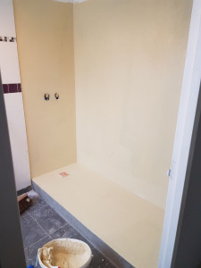 Photo de galerie - Fabriquer douche a l'italienne complètement, et étanchéité 
