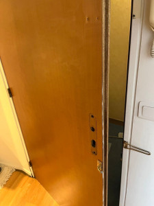 Photo de galerie - Porte Avant Installation Serrure 3 points 