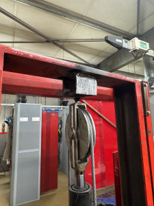 Photo de galerie - Réparation chariot de levage à l’électrode enrobé en plafond 