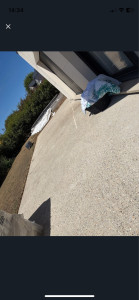 Photo de galerie - Après nettoyage dalle béton. 