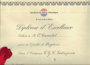 Photo de galerie - Diplôme d'excellence du génie climatique