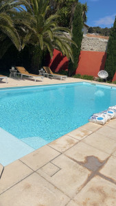 Photo de galerie - Piscine préparer pour tournage de demain nous appartient ?