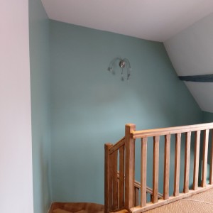 Photo de galerie - Cage d'escalier en peinture 
