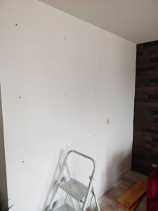 Photo de galerie - Fabrication d'une bibliothèque 