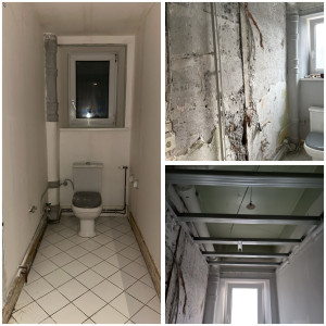 Photo de galerie - Renovation mur et plafond