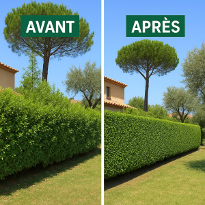 Photo de galerie - Taille de haie