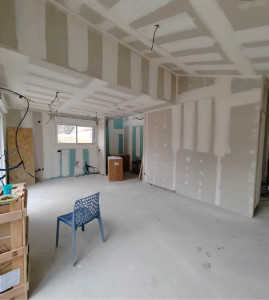 Photo de galerie - Plâtrerie - Murs - Plafonds