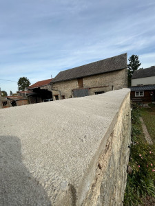 Photo de galerie - Remplacement tuile par béton chapeau 