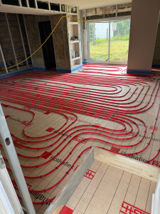 Photo de galerie - Plancher chauffant 