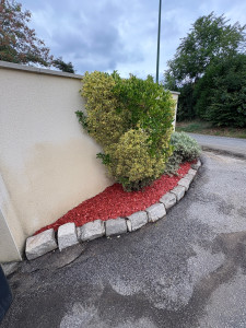 Photo de galerie - Pose de copeaux 