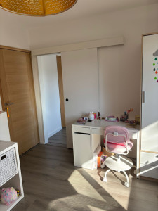 Photo de galerie - Ouverture dun mur pour création d'une porte coulissante.  