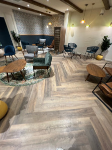 Photo de galerie - Pose de parquet - Revêtement de sol