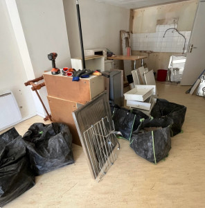 Photo de galerie - Gros débarras d'un appartement en déchetterie