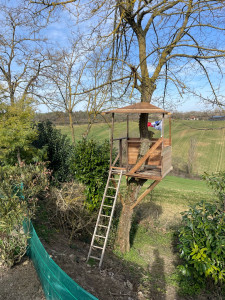 Photo de galerie - Réalisation de maison dans l’arbre 