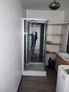 Photo de galerie - Installation cabine de douche 