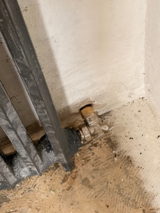 Photo de galerie - Pose de raccord radiateur 