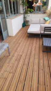 Photo de galerie - Pose d'une terrasse en bois 