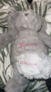 Photo de galerie - Doudou personnalisé 