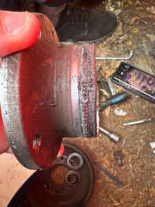 Photo de galerie - Remplacement du moyeu roulement + tambour