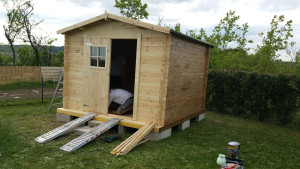 Photo de galerie - Montage cabanon de jardin