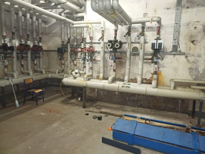 Photo de galerie - Remplacement pompe chauffage avec modification électrique de 380 v a 230v