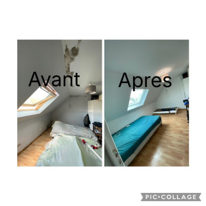 Photo de galerie - Rénovation une chambré humidités 