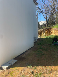 Photo de galerie - Pose de gazon synthétique 