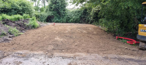 Photo de galerie - Mise en place terre végétal 