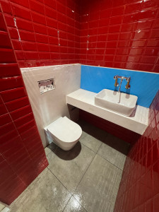 Photo de galerie - Pose un bâti support WC