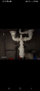 Photo de galerie - Montage d'un siphon d'évier 