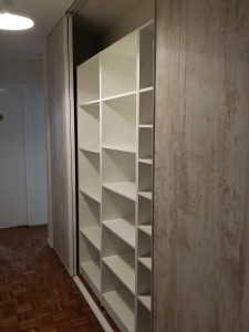 Photo de galerie - Création de placards dans un couloir