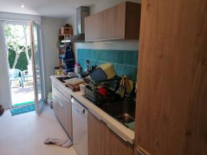 Photo de galerie - Montage de cuisine, installation électrique et évier. 