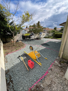 Photo de galerie - Empierrement en durite 