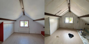 Photo de galerie - Le pouvoir d'une vraie rénovation ! ?️ De l'état brut aux finitions impeccables. Un changement radical qui redonne vie à la pièce. Vous validez le résultat ?